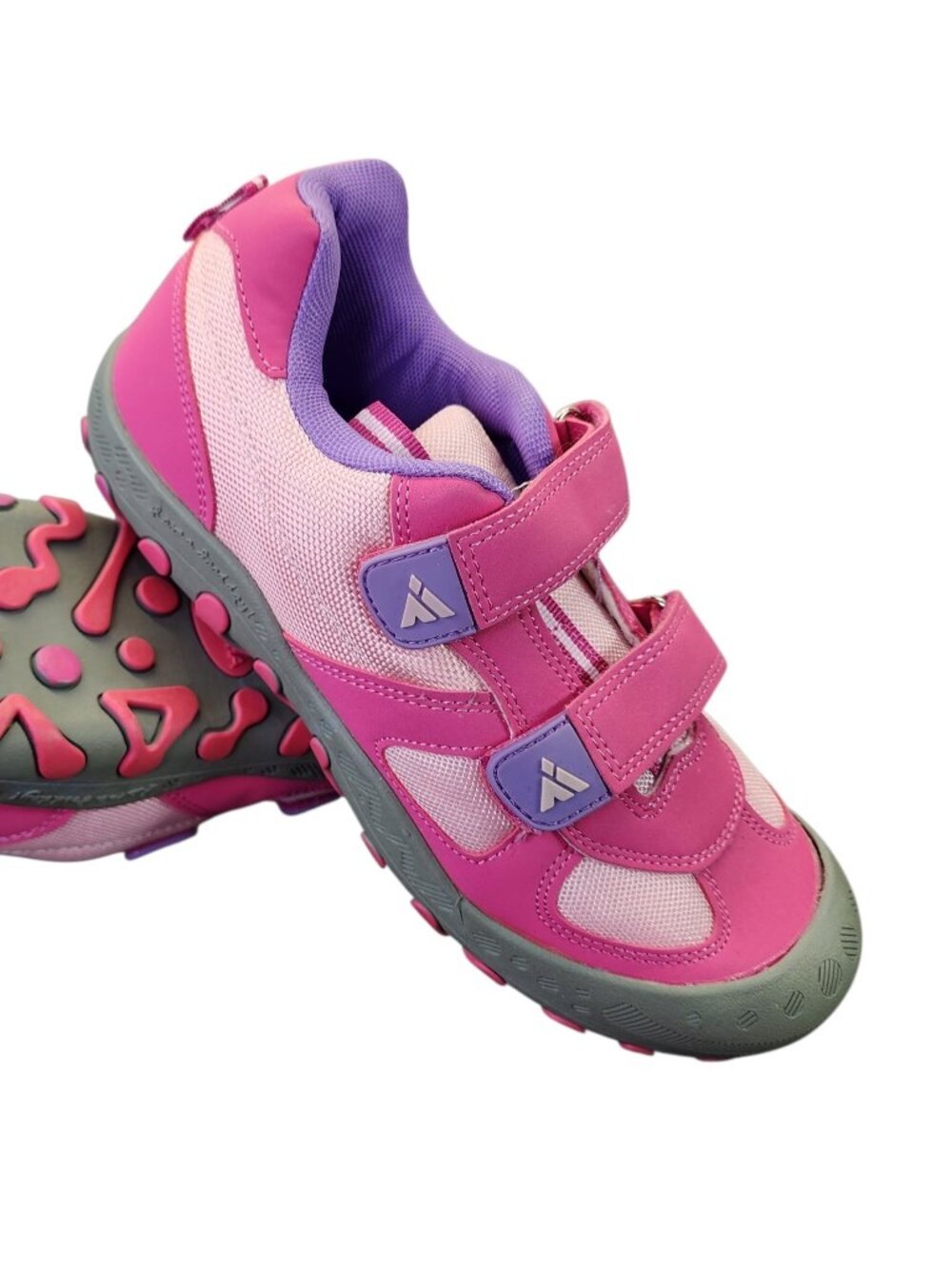 Mishansha Kids Hiking Shoes Size 37 Pink Purple Hook & Loop